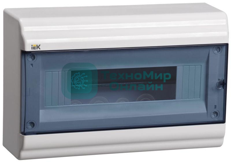 Бокс IEK MKP82-N-12-41-10 ЩРН-П-12 модулей навесн.пластик IP41 PRIME