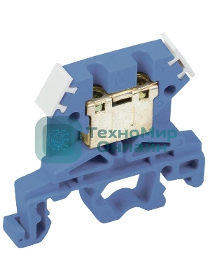 Зажим наборный IEK YZN10-004-K07 ЗНИ-4 мм2 (JXB 35 А) синий