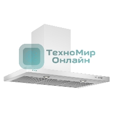 Вытяжка каминная Elikor Квадра 60П-430-К3Д белый, 60 см, 430 куб. м/ч, 54 дБ