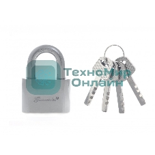 Замок навесной Matrix, хромированное покрытие 60 мм