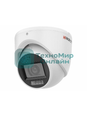 Камера видеонаблюдения аналоговая HiWatch DS-T203A(B) (3.6мм) 3.6-3.6мм HD-TVI цв. корп.:белый