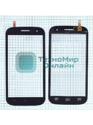 Сенсорное стекло (тачскрин) для Fly IQ451 Quattro Vista, черное