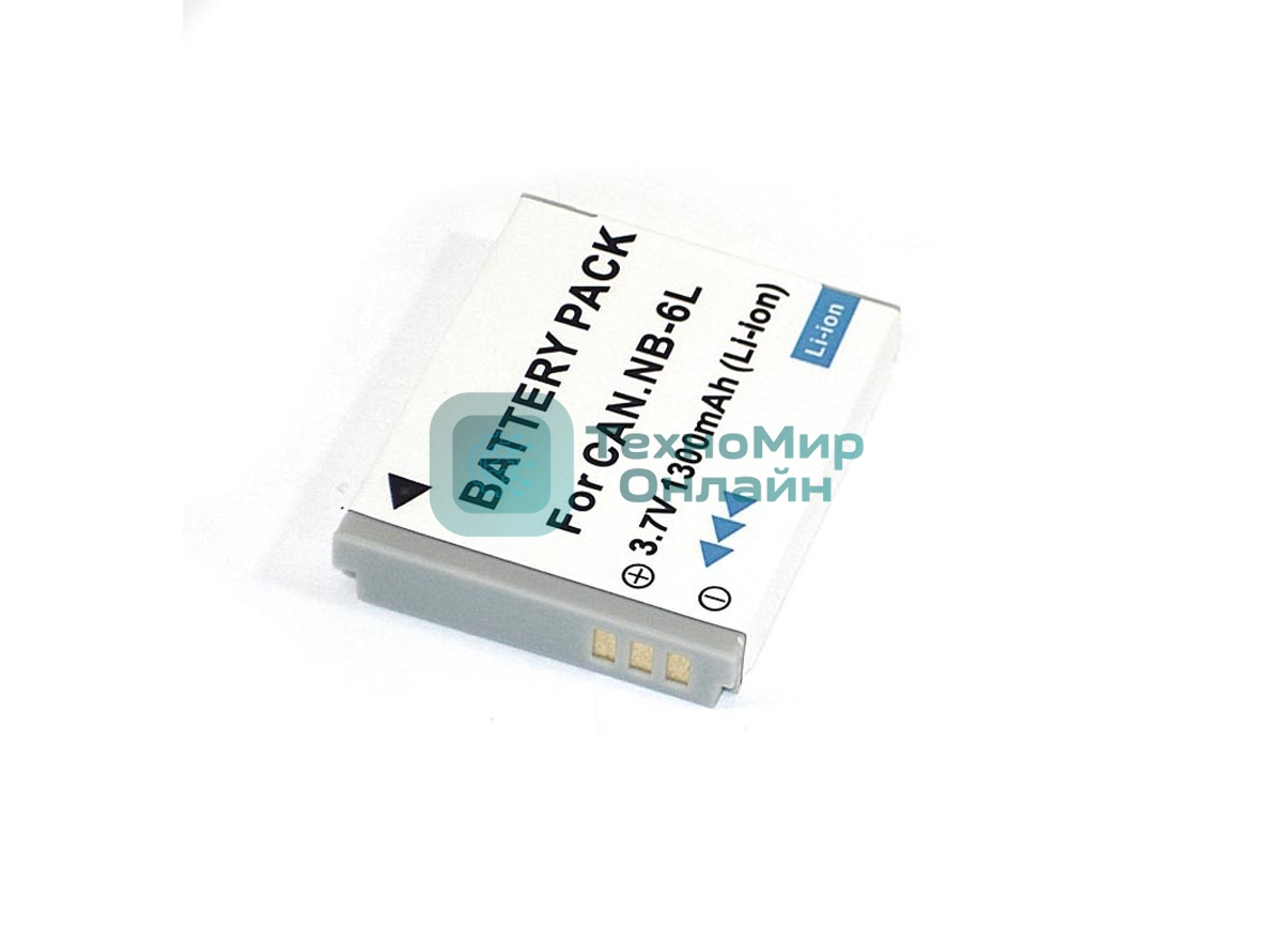 Аккумуляторная батарея для фотоаппарата Canon Digital IXUS 85 (NB-6L) 3.7V 1600mAh