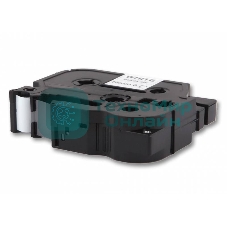 Картридж ленточный Cactus CS-TZ241 18 мм, 8 м, черный шрифт, белый фон, для BROTHER 1230/1280/1280VP/2700VP