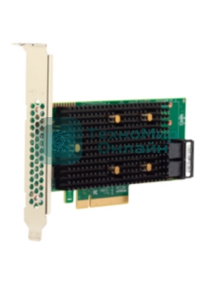 Контролер LSI 9400-8i SGL (05-50008-01), PCIe 3.1 x8 LP, Tri-Mode SAS/SATA/NVMe 12G HBA, 8port(1*int SFF8643), 3408 IOC