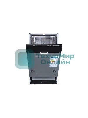 Встраиваемая посудомоечная машина Zigmund & Shtain DW 139.4505 X, черный, 44.5 см, 9 компл., 49 дБ, класс A++