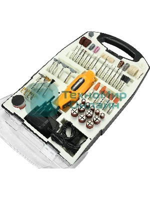 Прямошлифовальная машина (гравер) Deko DKRT150 в кейсе+110 аксессуаров 150Вт насадок:110 кейс