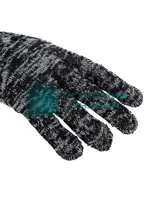 Перчатки трикотажные, меланж, 10 класс Россия