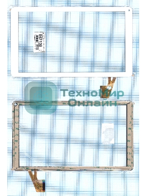 Сенсорное стекло (тачскрин) VTCP010A18-FPC-4.0, белое