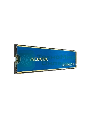 Накопитель SSD ADATA LEGEND 710, 1Tb, PCIe 3.0 x4, M.2 2280, NVMe, R/W 2400/1800, с радиатором