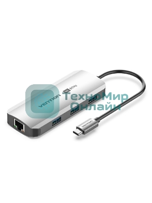 Мультифункциональный хаб Vention USB Type C 6 в 1