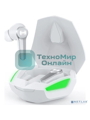 Наушники TWS Edifier GT4 белый, внутриканальные, Bluetooth, до 7 ч