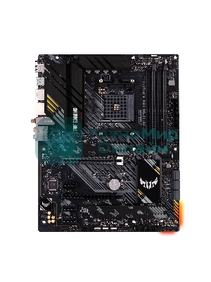 Материнская плата ASUS TUF GAMING B550-PLUS WIFI II, AM4, AMD B550, 4xDDR4, 6xSATA, 2xM.2, 1xPCI-E 3.0 x16, 1xPCI-E 4.0 x16, 3xPCI-E x1, 1xDP, 1xHDMI, 1x 2.5Gb LAN, 2xUSB-A 3.2 Gen 1, 1xUSB-A 3.2 Gen 2, 1xUSB-C 3.2 Gen 2, 3x3.5 мм, 7.1, ATX