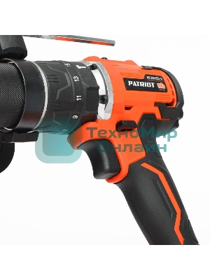 Дрель-шуруповерт аккумуляторная Patriot BR 216UES-h, Аккумуляторная, 21В, 2 АКБ, Кейс