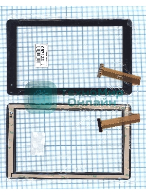 Сенсорное стекло (тачскрин) VTCP090A25-FPC-2.0, черное