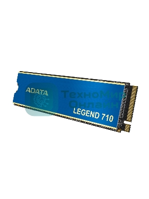 Накопитель SSD ADATA LEGEND 710, 1Tb, PCIe 3.0 x4, M.2 2280, NVMe, R/W 2400/1800, с радиатором