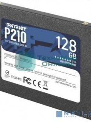 Накопитель SSD Patriot P210, 128Gb, SATA III, 2.5
