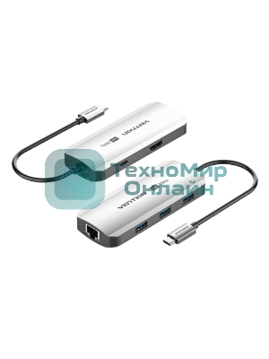 Мультифункциональный хаб Vention USB Type C 6 в 1