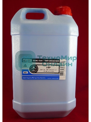 Тонер HP Color Universal Cyan химический (LJ 1600/2600/3600/3800/4600/4650/4700/5500, CP1210/1510/1025/2025/3505/3525/4525/5225/6015/680, M553 Canon LBP2510/5000/5050/5100) (кан. 1кг) BW Premium фас. Россия