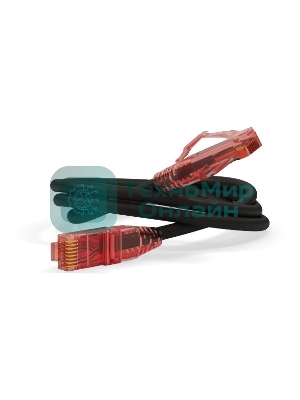Патч-корд Hyperline PC-LPM-UTP-RJ45-RJ45-C5e-2M-LSZH-BK U/­UTP, Cat.5е, LSZH, 2 м, черный