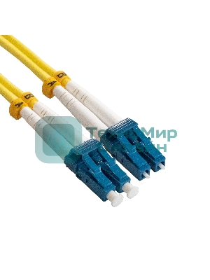Патч-корд волоконно-оптический ExeGate FC-D-9-LC-LC-5M-LSZH (Шнур ВО SM 9/125 (OS2/G.652.D), LC/UPC-LC/UPC, Duplex, LSZH, 5м)