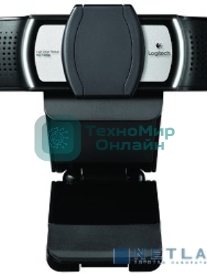 Веб-камера Logitech C930s Pro HD 1920x1080, 30 кадр/с, USB Type-A, микрофон (2 шт, шумоподавление), шторка приватности, автоматическая фокусировка, автоосвещение, универсальное крепление