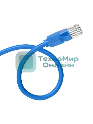 Патч-корд Vention прямой UTP cat.6, RJ45 - 3 м. синий