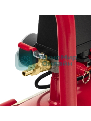 Компрессор безмасляный малошумный SPC 1500/24, 1500 Вт, ресивер 24 л, 260 л/мин MTX