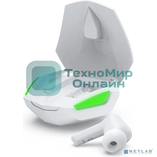 Наушники TWS Edifier GT4 белый, внутриканальные, Bluetooth, до 7 ч