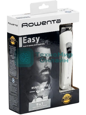 Триммер Rowenta TN8961F4 белый (насадок в компл:7шт)