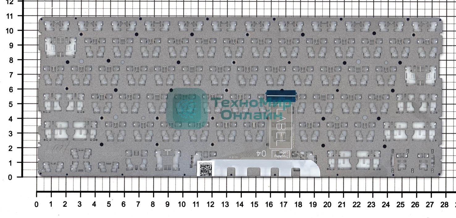 Клавиатура для ноутбука HP Chromebook 14A-NA белый