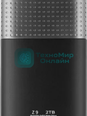 Внешний SSD Netac Z9, 2TB, USB 3.2 Gen 2 Type-C, R/W 550/480, черный