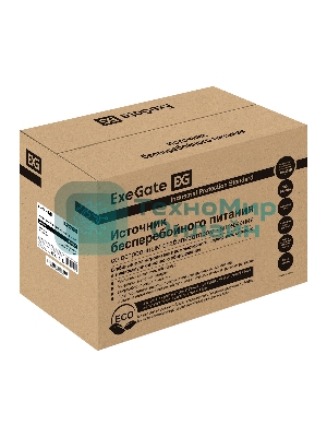 Источник бесперебойного питания ExeGate EX292608RUS SpecialPro UNB-2000.LED.AVR.4C13.RJ.USB 2000VA/1200W, LED, AVR,4*C13, RJ45/11,USB, металлический корпус, черный