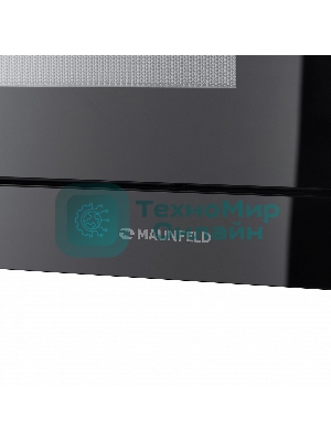 Встраиваемая микроволновая печь Maunfeld MBMO.20.1PGb черный, 20 л, 800 Вт, переключатели - поворотный механизм