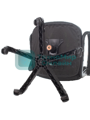 Кресло игровое Zombie GAME 17 черный, текстиль/эко.кожа, крестовина пластик