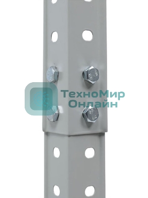 Стеллаж Практик ES пол.:4 разборная 1450x750x300мм серый