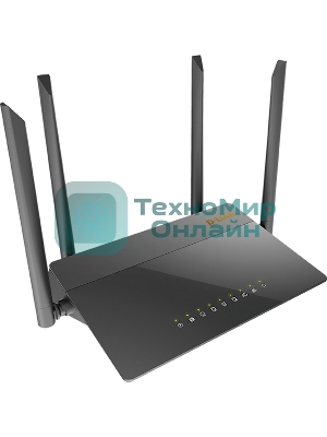 Маршрутизатор DIR-841/GF,DIR-841/GFRU AC1200 Wi-Fi Router, 1000Base-X SFP WAN, 4x100Base-TX LAN, 4x5dBi external antennas