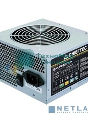 Блок питания Chieftec GPA-400S8 OEM, 400Вт, 80 PLUS, 120мм, серый