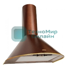Вытяжка каминная Elikor Эпсилон 50П-430-П3Л медный/золотистый, 50 см, 430 куб. м/ч, 54 дБ