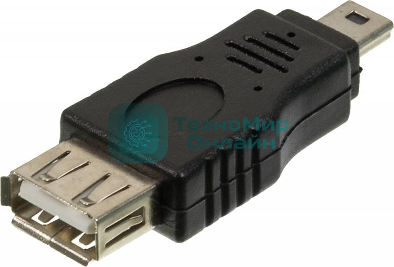 Переходник USB2.0 Ningbo mini USB (m)/USB A (f)