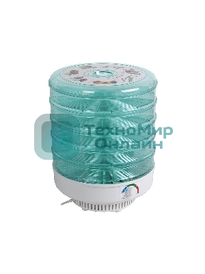 Сушилка для овощей Великие реки Ветерок-5, 5 поддонов, цв.упаковка, прозрачный