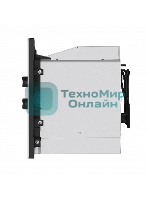 Встраиваемая микроволновая печь Maunfeld MBMO.20.1PGb черный, 20 л, 800 Вт, переключатели - поворотный механизм