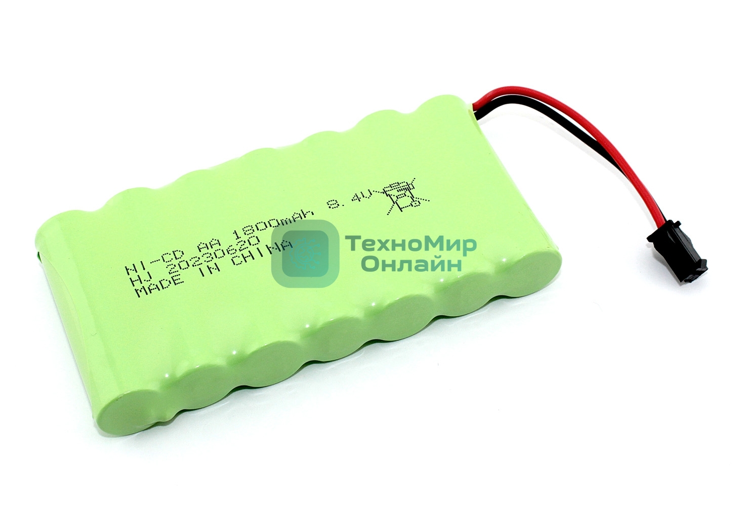 Аккумулятор Ni-Cd 8.4V 1800 mAh AA Flatpck разъем SM