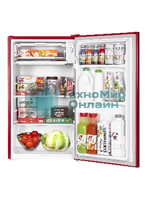 Холодильник Maunfeld MFF83RR красный однокамерный 85л