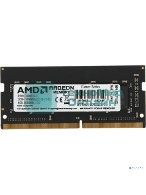 Оперативная память AMD Radeon R9, DDR4, 8GB (1x8GB), 3200MHz, CL22, SO-DIMM