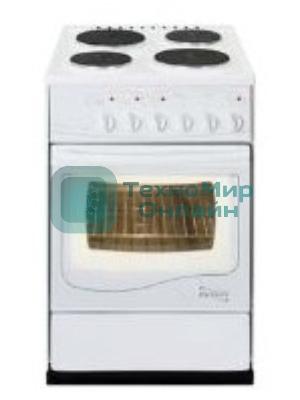 Плита электрическая Лысьва ЭП 402 белый, конфорок 4 электрических, духовка 57 л, 50 см x 84 см x 60 см