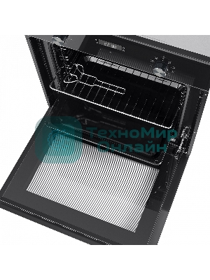 Духовой шкаф электрический Maunfeld EOEM.589B черный/серебристый, встраиваемый