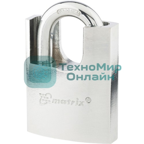 Замок навесной Matrix, защищенная дужка 60 мм