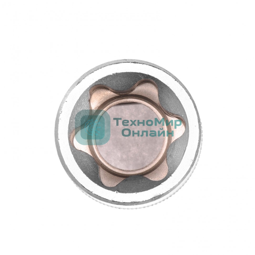 Головка торцевая, 17 мм, 12-гранная, CrV, под квадрат 1/2