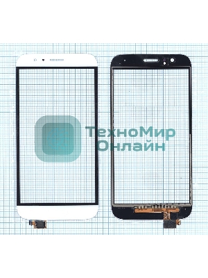 Сенсорное стекло (тачскрин) для Huawei G7 Plus, белое